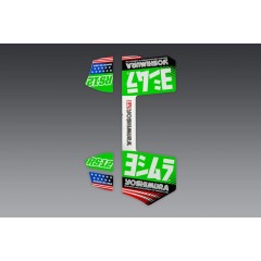Jeu de stickers YOSHIMURA RS-12 - Vert
