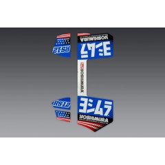 Jeu de stickers YOSHIMURA RS-12 - Bleu