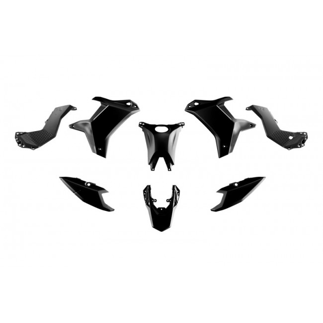 Kit plastique RTECH Yamaha Ténéré 700 - Noir