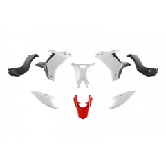 Kit plastique RTECH Yamaha Ténéré 700 - Blanc Rouge