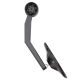 Rétroviseur d'embout de guidon HIGHSIDER pro Montana-Rim avec clignotant LED - noir - l'unité