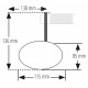 Rétroviseur d'embout de guidon HIGHSIDER pro Victory-Slim court - noir