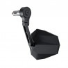 Rétroviseur d'embout de guidon HIGHSIDER pro Stealth-X5 Evo court - noir