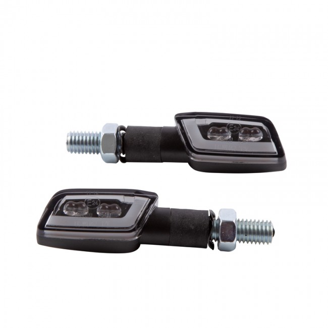 Clignotant LED HIGHSIDER smart Formula-TS homologué - verre fumé - la paire