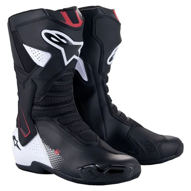 Bottes Alpinestars SMX-6 V3 Blanc/Rouge - 44