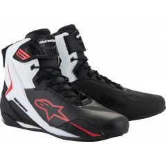 Baskets Alpinestars Faster-4 Blanc/Rouge