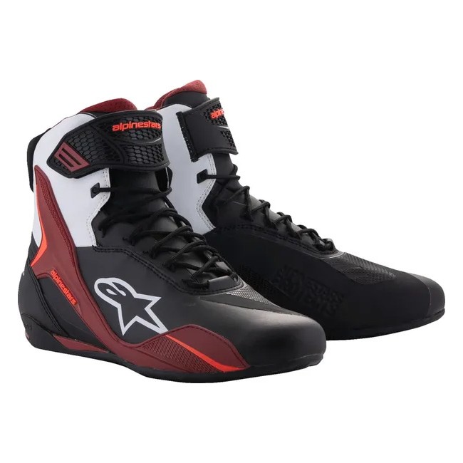 Baskets Alpinestars Faster-4 Noir/Rouge - 42.5