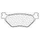 Plaquettes de frein arrière CL BRAKES T-Max métal fritté