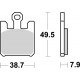 Plaquettes de frein avant BREMBO 07SU26SA