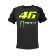 Tee Shirt VR46 Dual Monster Noir