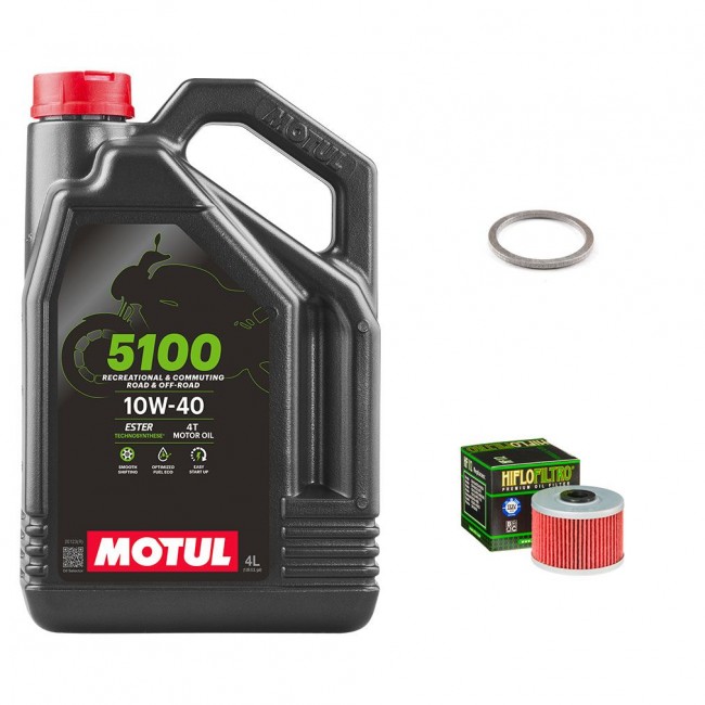 Pack Vidange Honda XL600 1983 à 1987 - Motul 5100