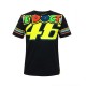 Tee Shirt Stripes noir The Doctor VR46