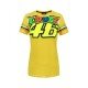 Tee Shirt jaune Stripes femme VR46