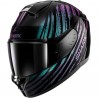 Casque SHARK Ridill 2 Assya Noir Brillant / Violet / Bleu