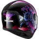 Casque SHARK D-Skwal 2 Atraxx Lady Noir-Violet-Glitter KVX