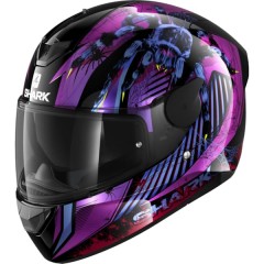 Casque SHARK D-Skwal 2 Atraxx Lady Noir-Violet-Glitter KVX