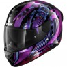Casque SHARK D-Skwal 2 Atraxx Lady Noir-Violet-Glitter KVX