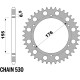 Kit Chaine DID Triumph Speed Triple 1050 2005 à 2010 - Couronne