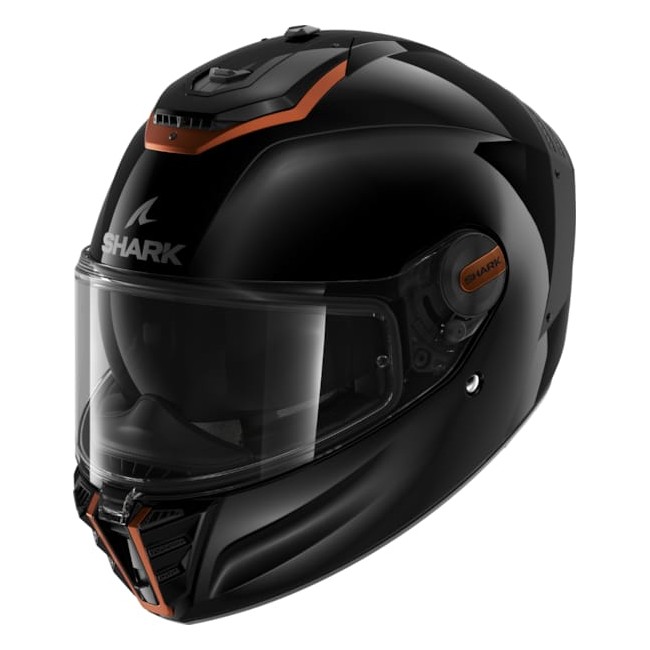 Casque SHARK Spartan RS Blank SP Noir-Cuivre-Noir KCK