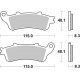Plaquettes de frein avant BREMBO 07HO42SA
