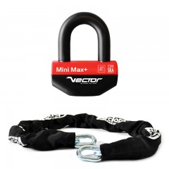 Kit VECTOR – Chaîne 1500 × 14 mm et cadenas Minimax+