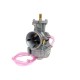 Carburateur KEIHIN PWK28 standard - boisseau chromé - vis de ralenti à droite