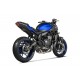 Ligne complète Akrapovic Racing Carbone MT 07