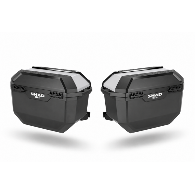 Valises latérales SHAD alu (gauche + droite)