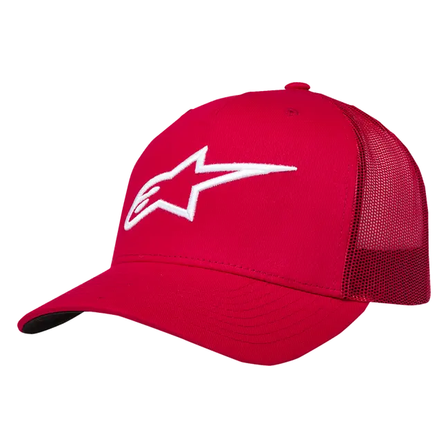 Casquette Alpinestars style camionneur Ageless - Rouge