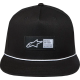 Casquette snapback Label Alpinestars - Noir