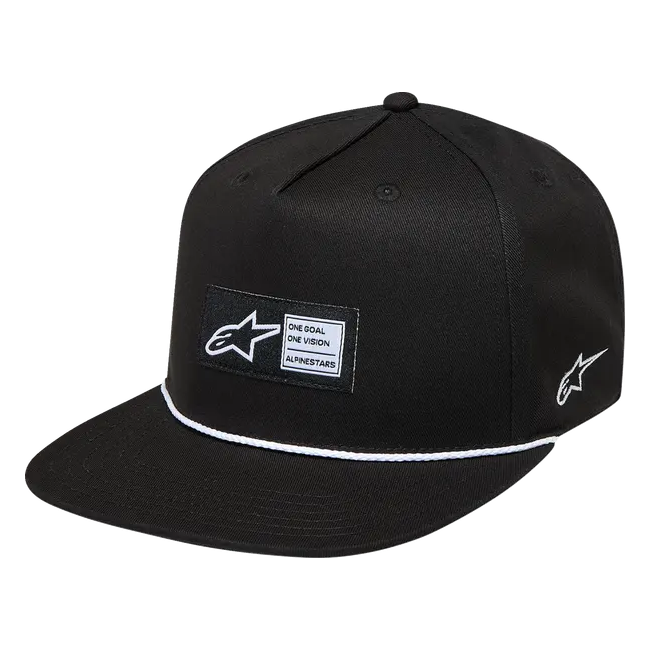 Casquette snapback Label Alpinestars - Noir