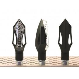 Clignotants V PARTS Arrow LED noir universel