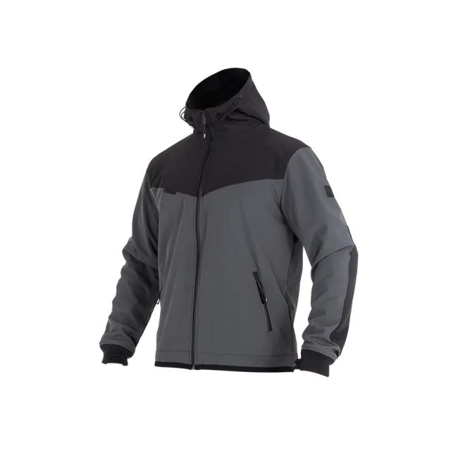 Sweat à capuche XTM® V3 Softshell Rip Stop Gris - M