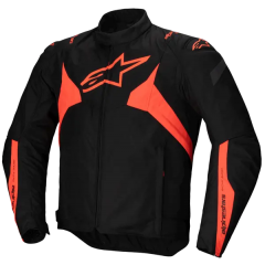 Veste Alpinestars imperméable T-Jaws v4 Noir/Rouge