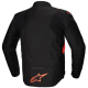 Veste Alpinestars imperméable T-Jaws v4 Noir/Rouge - 2XL