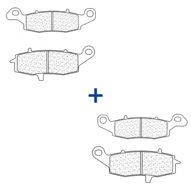 Pack Plaquettes Avant CL Brakes Kawasaki Versys 650