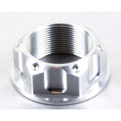 Écrou supérieur de té de fourche en aluminium Noir