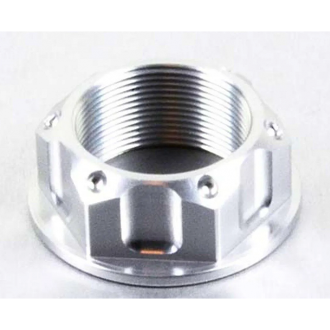 Écrou supérieur de té de fourche en aluminium Noir