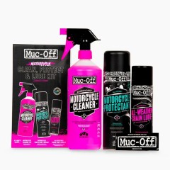 Kit nettoyage, protection & lubrification moto