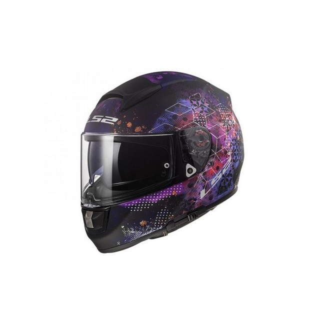 LS2 FF397 VECTOR COSMOS NOIR MAT-ROSE