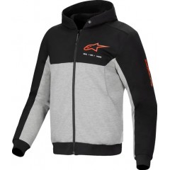 Sweat à capuche Gris/Rouge Chrome v2 Sport Alpinestars