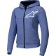 Stella Bleu Chrome v2 Sport Sweat à capuche Alpinestars