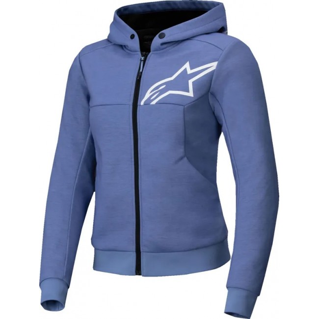 Stella Bleu Chrome v2 Sport Sweat à capuche Alpinestars - XL