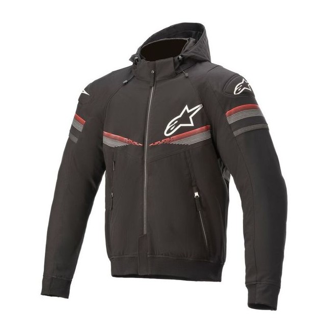 Alpinestars Sektor v2 Tech Hoodie Black Bright Red