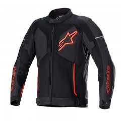 Blouson Alpinestars Viper V3 Air noir rouge fluo