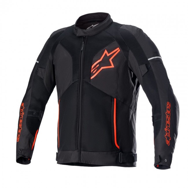 Blouson Alpinestars Viper V3 Air noir rouge fluo