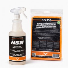 NOLINE Pack nettoyant spray NSN 1L avec 1 microfibre premium
