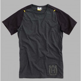 Tee Shirt Husqvarna Progress Noir