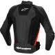 Veste NOIR/ROUGE en cuir Missile v3 Airflow Alpinestars