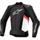 Veste NOIR/ROUGE en cuir Missile v3 Airflow Alpinestars